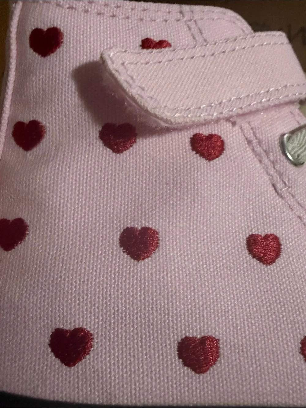 Converse Pink High-Top Kids Sneakers with Heart Accents
